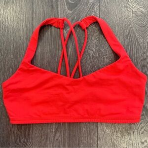 Lululemon red sports bra. Size 6